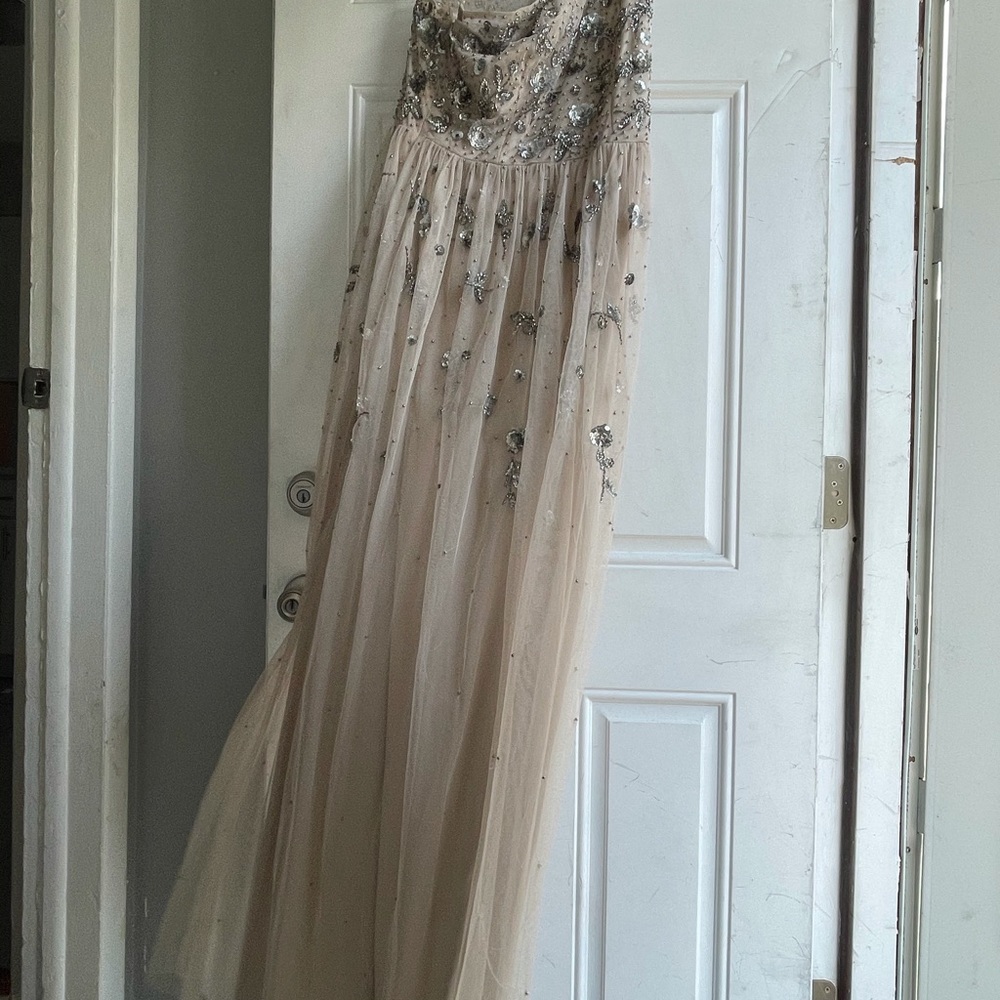 beautiful party wedding wear dress adrianna papell